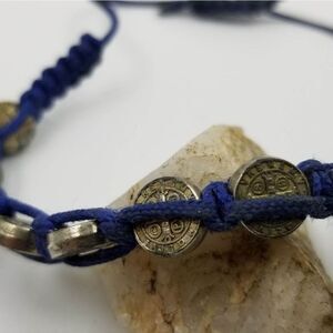 Sterling‎ silver mayan nugget bracelet